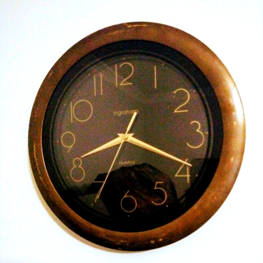 Bronze wall Clock